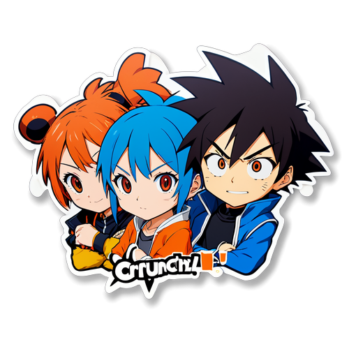 Anime at Its Coolest: Ang Paboritong Sticker ng Lahat ng Crunchyroll Fans at Gamers!