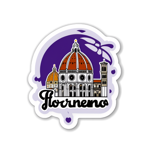 Sticker dedicat fanilor Fiorentinei