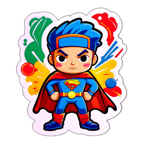 지하철 캐릭터의 슈퍼파워 스티커