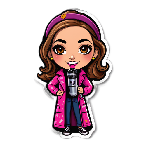 שירה זכוכית עם מיקרופון