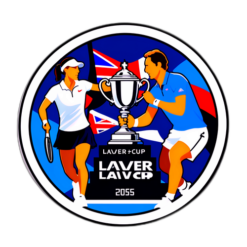 Kommemorativ klistermærke for Laver Cup 2025