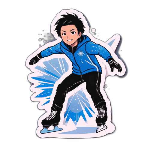 Yuma Kagiyama Schaatsen Sticker
