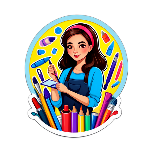 Bea Hargitai Sticker