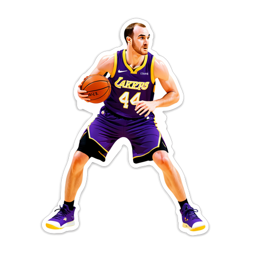 Autocollant d'Alex Caruso en mode d'entraînement