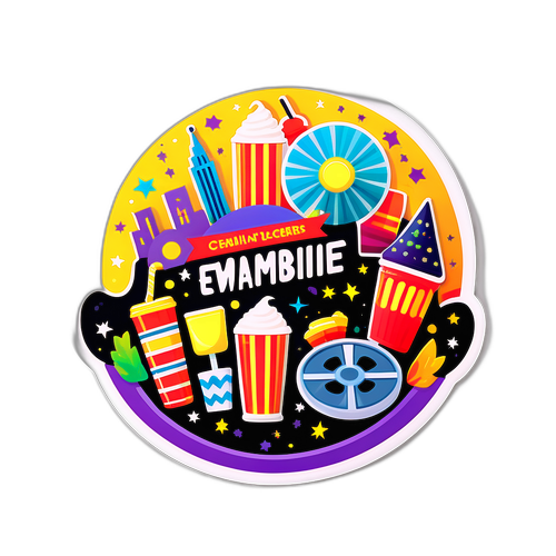 Un adesivo festivo per amanti del film