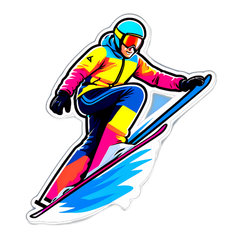 Vibrant Ski Hopper