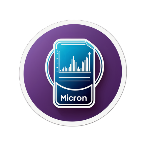 美光股票價格設計貼紙