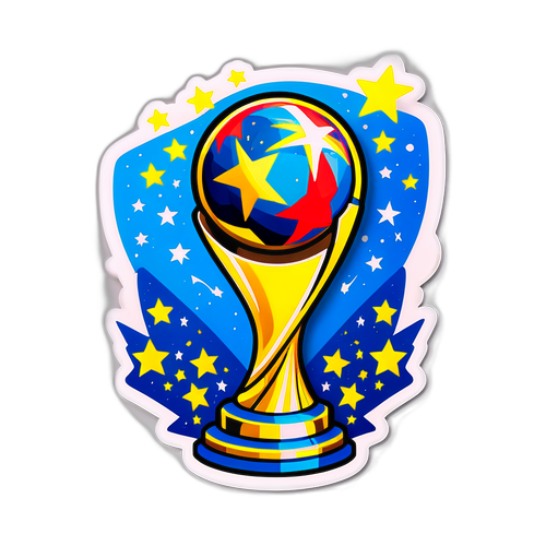 Wereldbeker Trofee Sticker