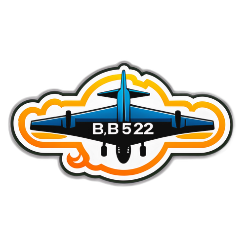 Nhãn dán B52 Máy bay