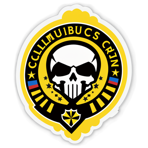 Adesivo em homenagem ao Columbus Crew