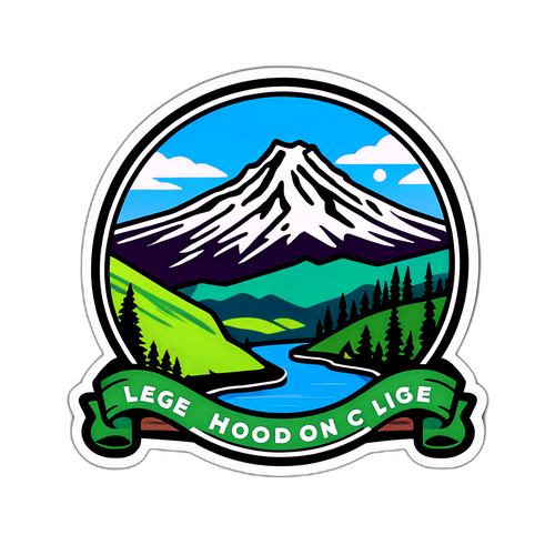 Oregonlandsbygd med Mount Hood