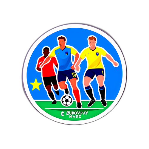 Europay Futbol Şampiyonası için Oyuncuların Hareketleri