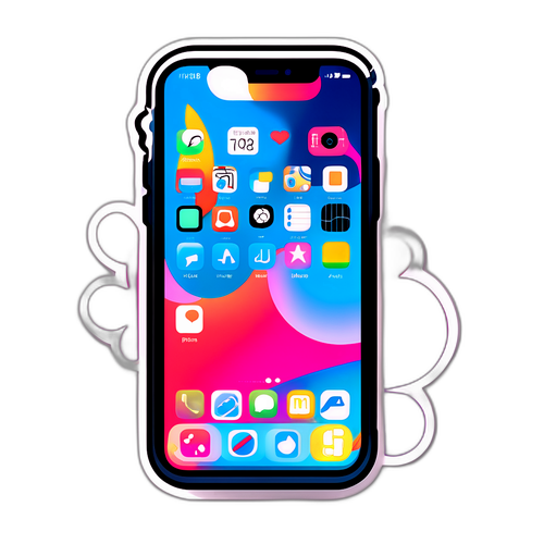 Απεικόνιση της τεχνολογίας iPhone 17 με πλούσιο ψηφιακό φόντο