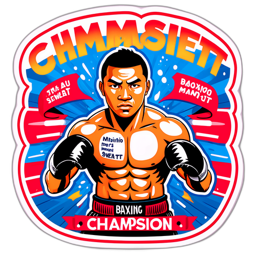 Motivasyon na Boxing Sticker ng Mark Magsayo