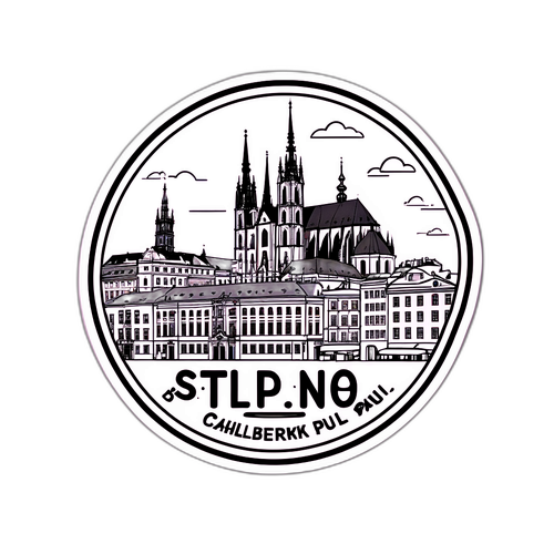 Mapa Brna s významnými památkami