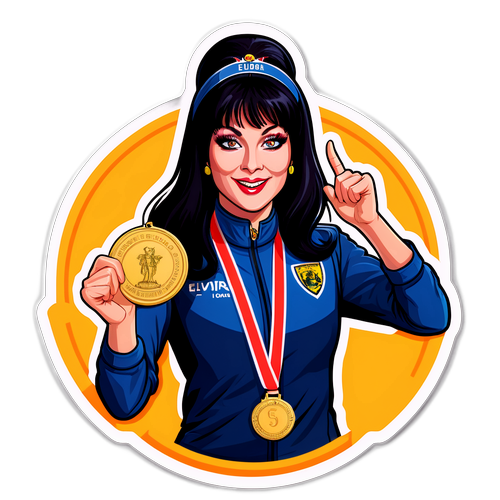 Elvira Öberg på prispallen