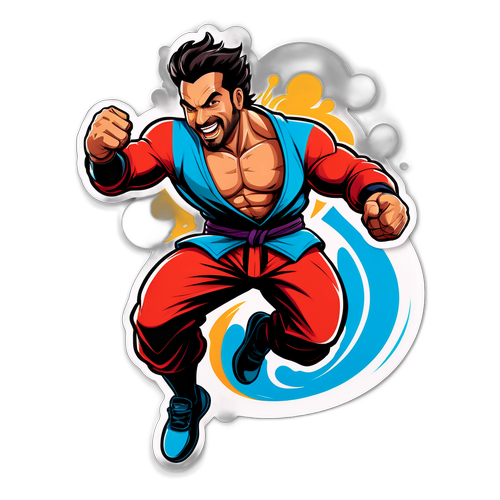 Pose Aksi Berani Ciro Alves