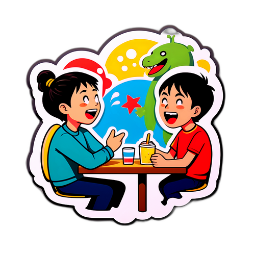 友達との楽しい会話