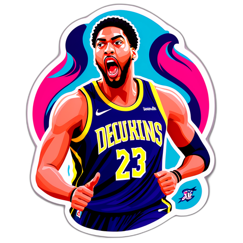 Sticker ng Makapangyarihang Si Anthony Davis