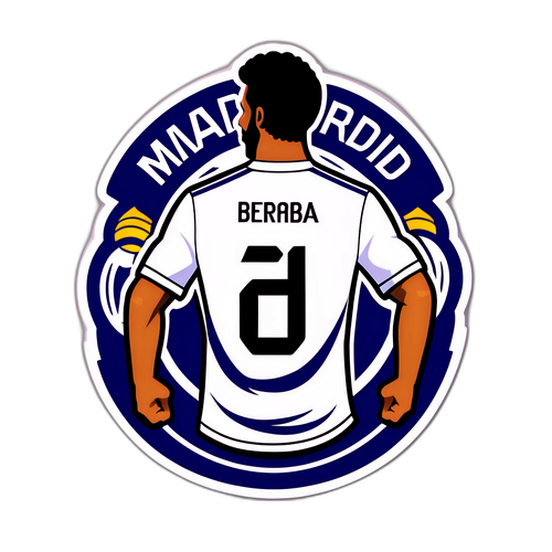 Tvorba samolepky s grafickým zobrazením slavného hráče Real Madrid