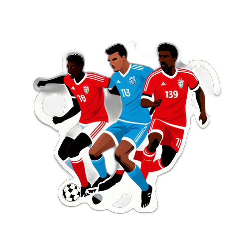 Наклейка матчу Фарерські острови проти Бенфіки