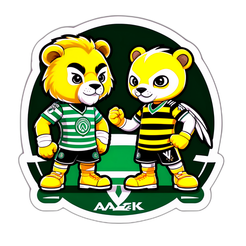 Sticker ya Panathinaikos vs AEK Athens