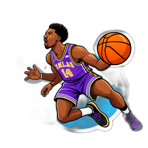 Basketbol Temalı Sticker