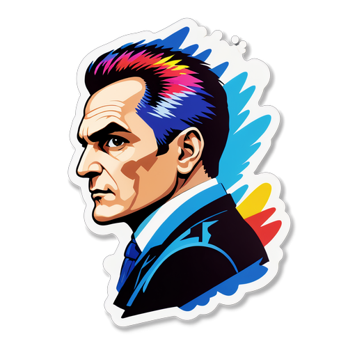 Kreatives Porträt von Falco