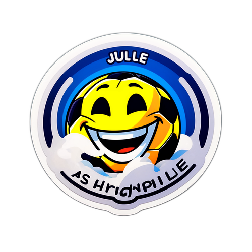 Gelukkige Jule met Voetbal
