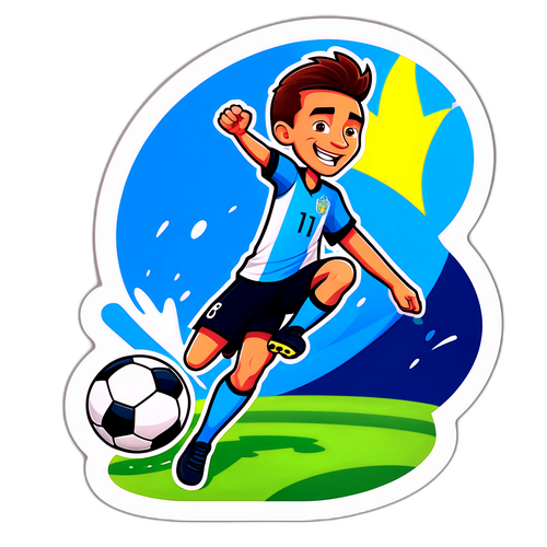 Sticker vesel pentru calificările Cupei Mondiale