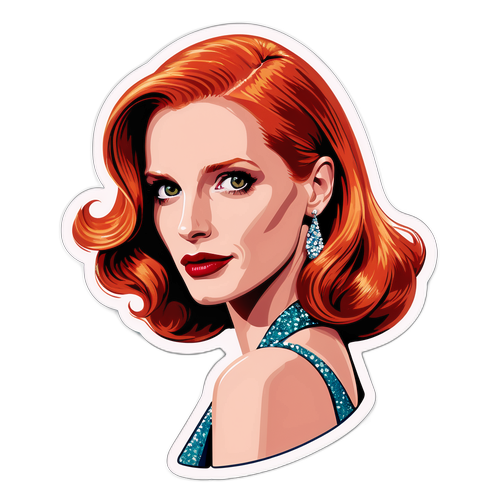 Ritratto Glamour di Jessica Chastain