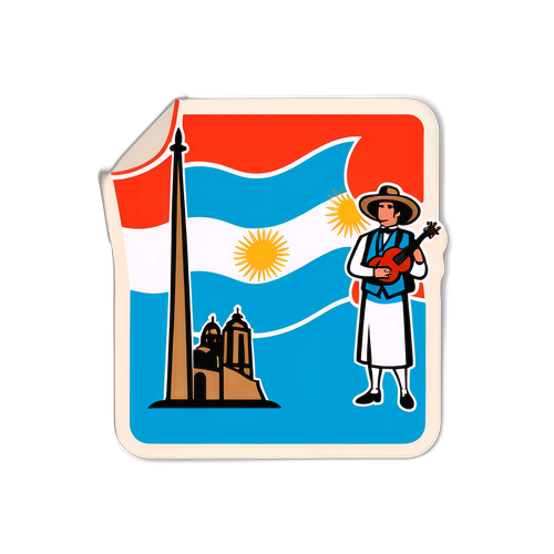 Sticker tematyczny Argentyny
