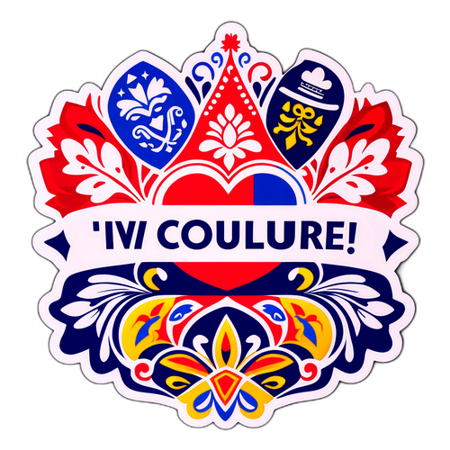 Návrh samolepek pro oslavu slovenské kultury