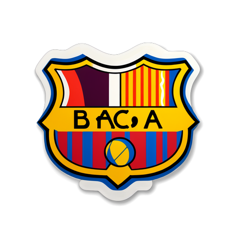 Kibandiko cha Furaha kwa Barca