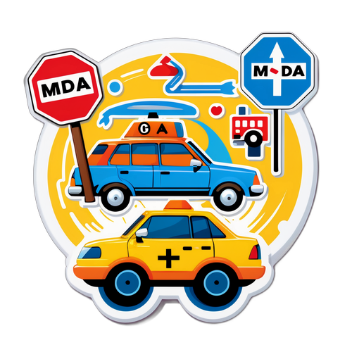 Masayang Sticker ng MMDA Coding System