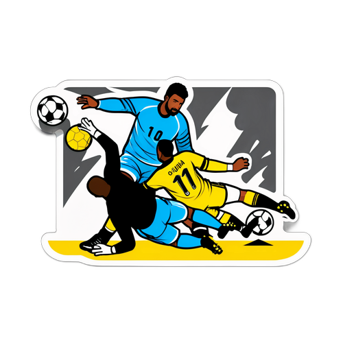 Scene ya Kuokoa Mpira kati ya Al-Ittihad na Al-Taawoun