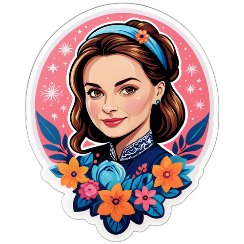 Małgorzata Rozenek w otoczeniu pięknych dekoracji