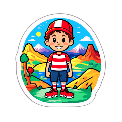 Diseño de sticker de Waldo Bilbao