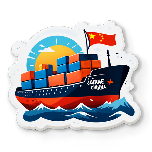 Journey from China Sticker