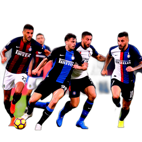 Pertembungan Pemain Inter Milan dan Bologna