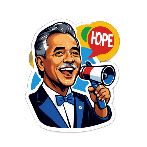 Adesivo Inspirador de Miguel Uribe