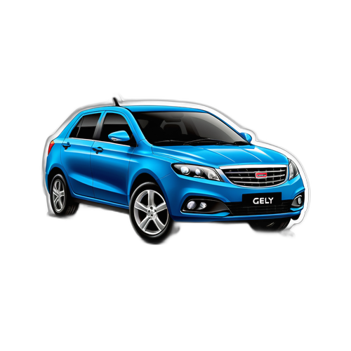 Nowoczesny design naklejki Geely EX2