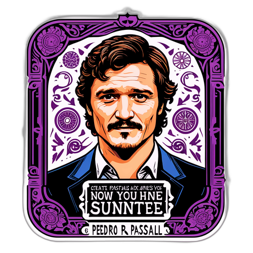 Sticker z Pedro Pascalem