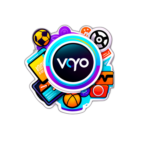 Sticker cu logo-ul platformei Voyo