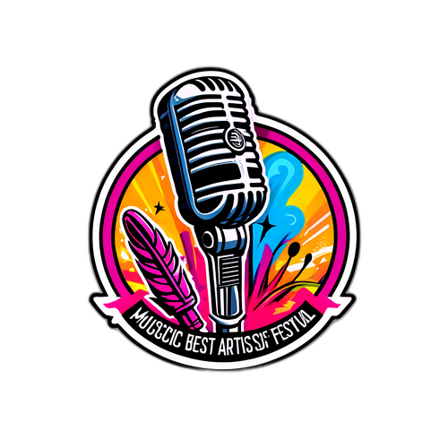 2025年ベストアーティスト音楽祭ステッカー