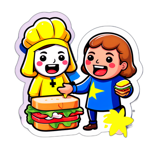 Frankrike mot Ukraina i smörgåskrig