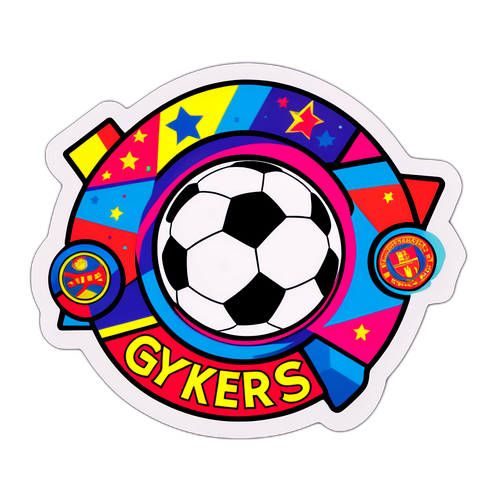 Gyøkeres Pop-Art Fotball Design