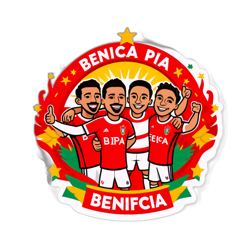 Ілюстрація слогану 'Бенфіка – Каса Пія'