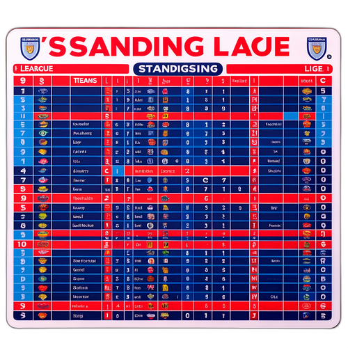 Bảng xếp hạng bóng đá Anh