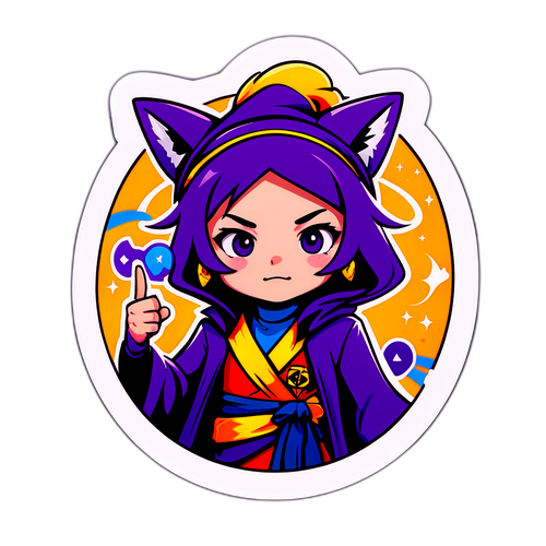 Sticker artistic pentru comunitatea Twitch